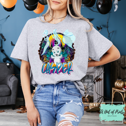 Friendly Ghost graphic T-shirt