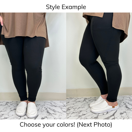 Sport Pocket Leggings w/ Pockets *Select Your Color | Solid Pre-Sale | Run ends 11/28 @ midnight