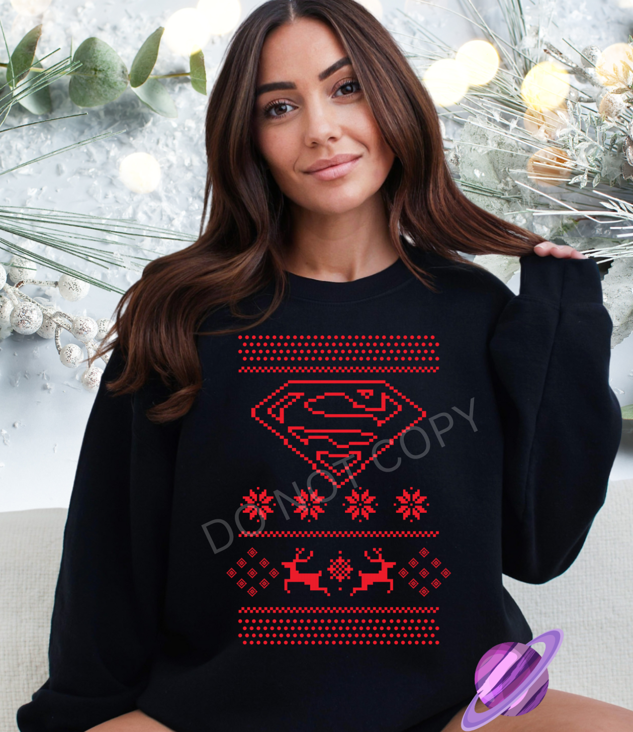 SUPE UGLY SWEATER CREWNECK SWEATSHIRT