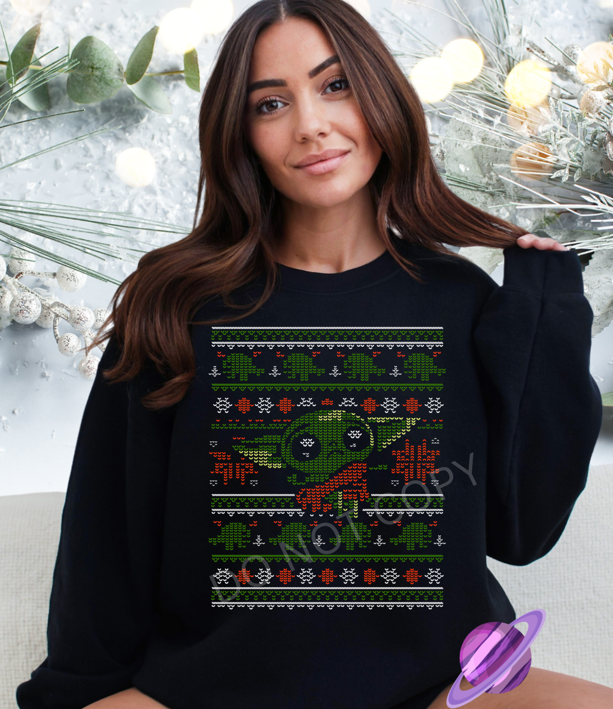 BABY Y UGLY SWEATER CREWNECK SWEATSHIRT