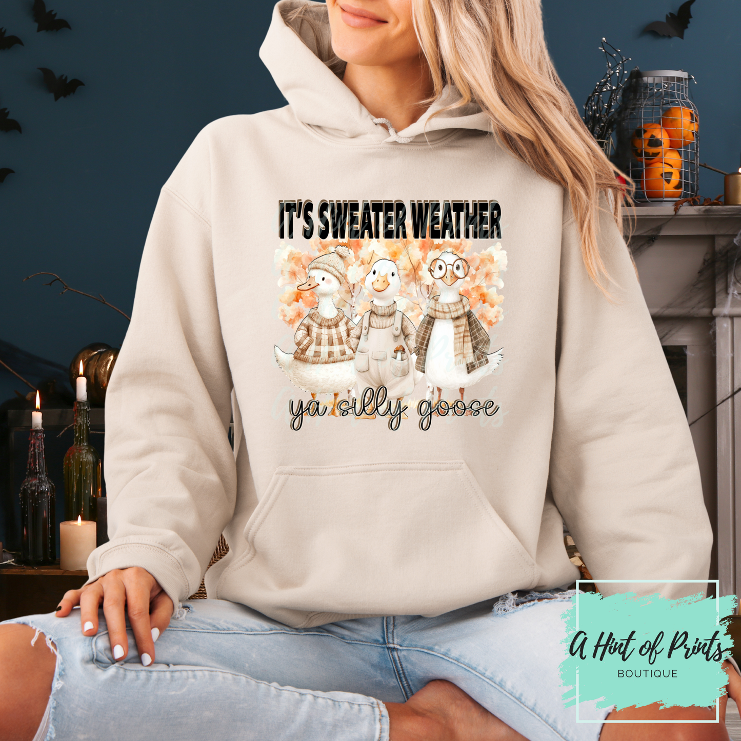 It’s Sweater Weather Ya Silly Goose Hoodie & Crewneck | Fall Sweatshirt