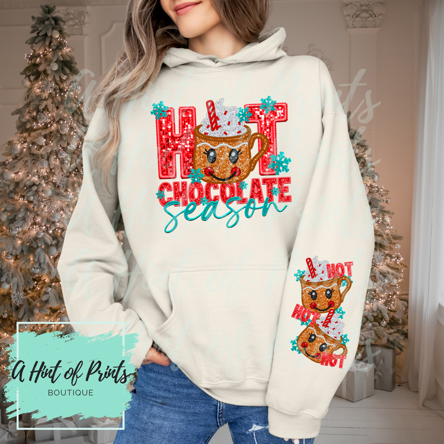 Hot Chocolate Season Hoodie & Crewneck | Cozy Winter Sweatshirt