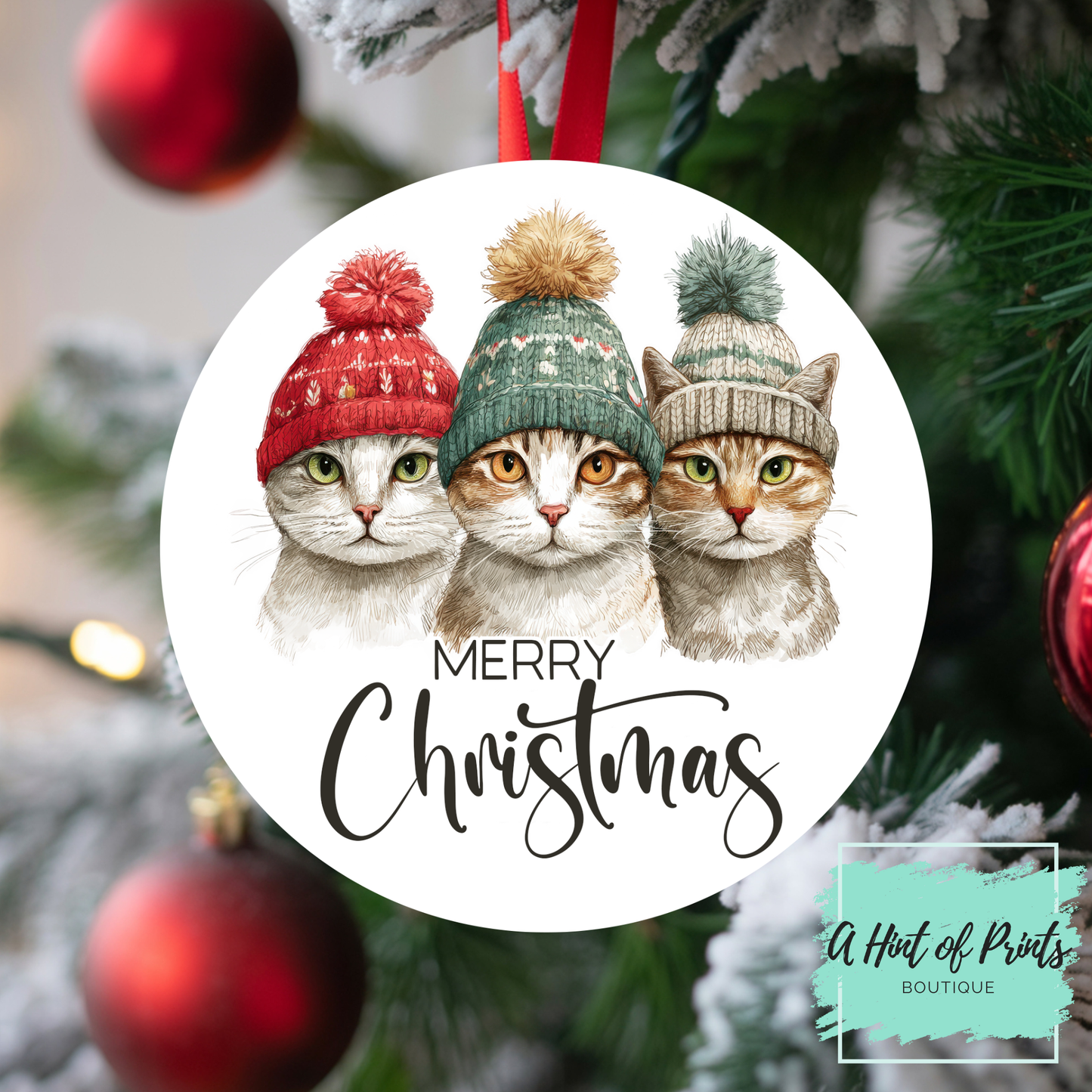 Farm Animal Christmas Ornaments | Farmhouse Holiday Decor