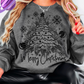 MERRY XMAS TREE SWEATSHIRT W/ SLEEVE PRINT