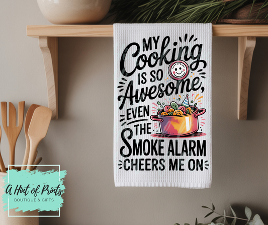 Funny Kitchen Tea Towel – Humorous Kitchen Decor (6 Designs)