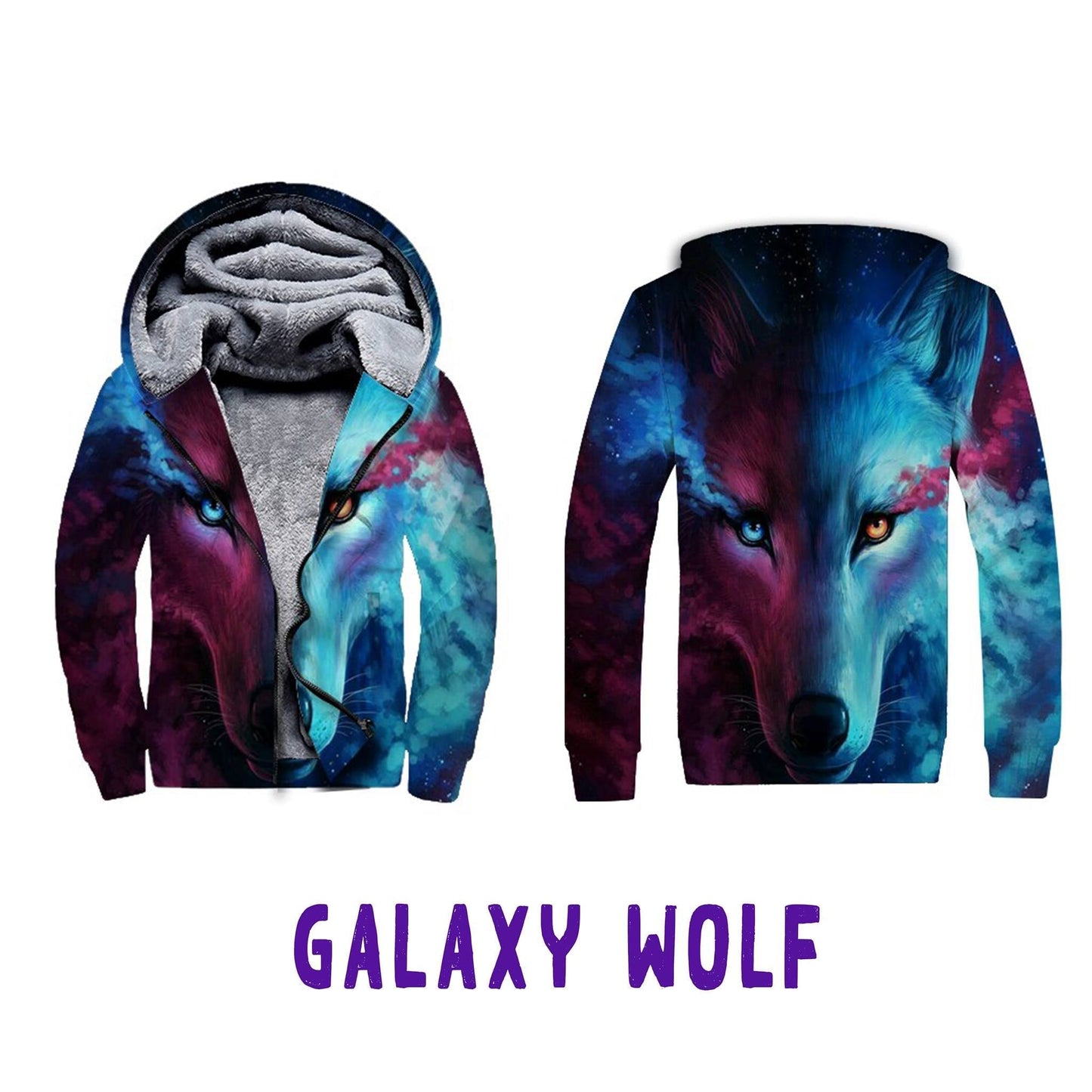 GALAXY WOLF- FLEECE/COTTON LINED JACKETS RUN 12 PREORDER CLOSING 11/29