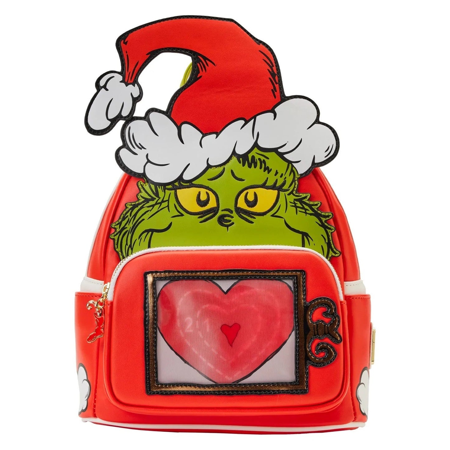 LF DR SEUSS GRINCH LENTICULAR HEART MINI BACKPACK