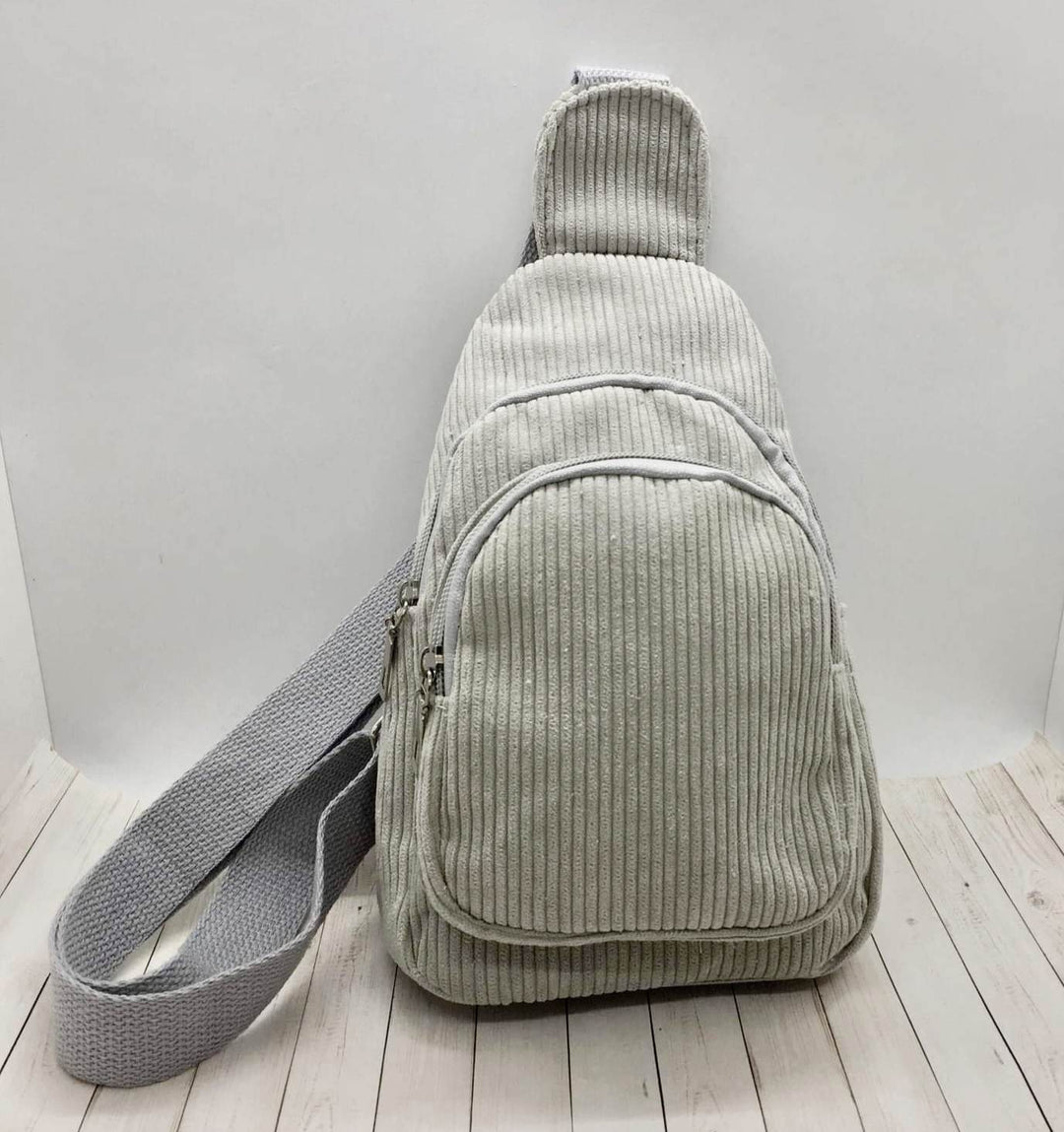 CORDUROY SLING BAG