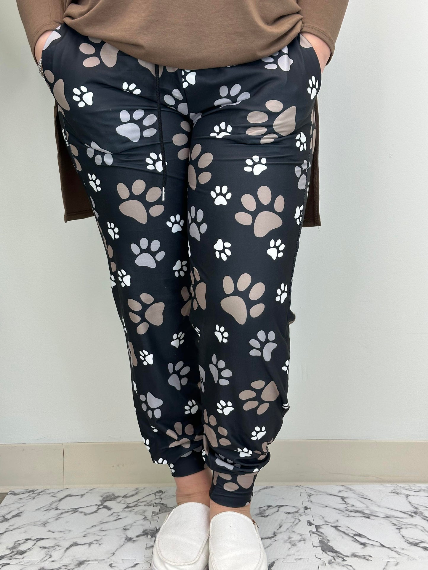 Paw Print Joggers