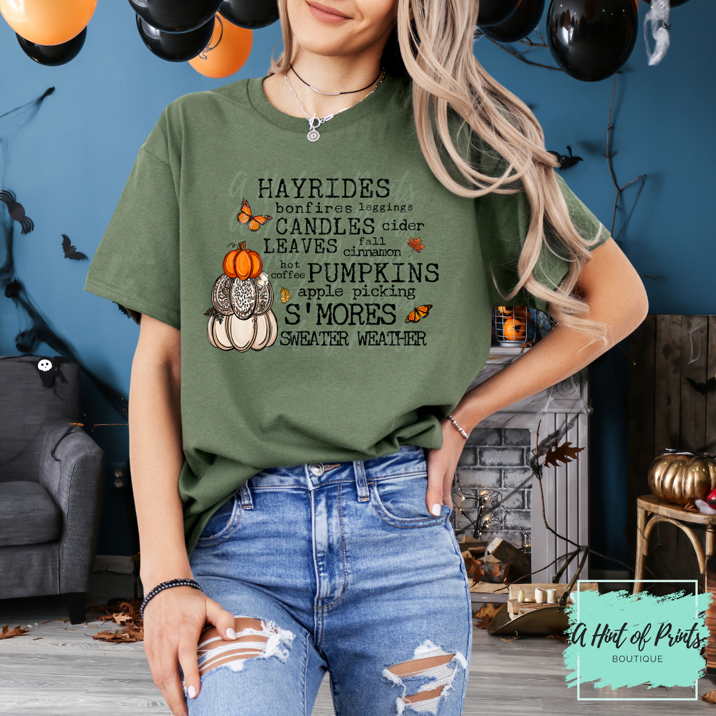 Fall Vibes Graphic Tee | Cozy Autumn Apparel