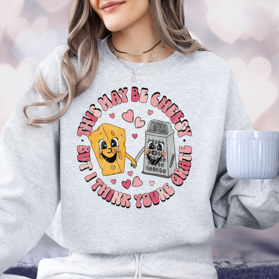 This may be Cheesy Punny Valentine’s Day Graphic Tee, Crewneck & Hoodie