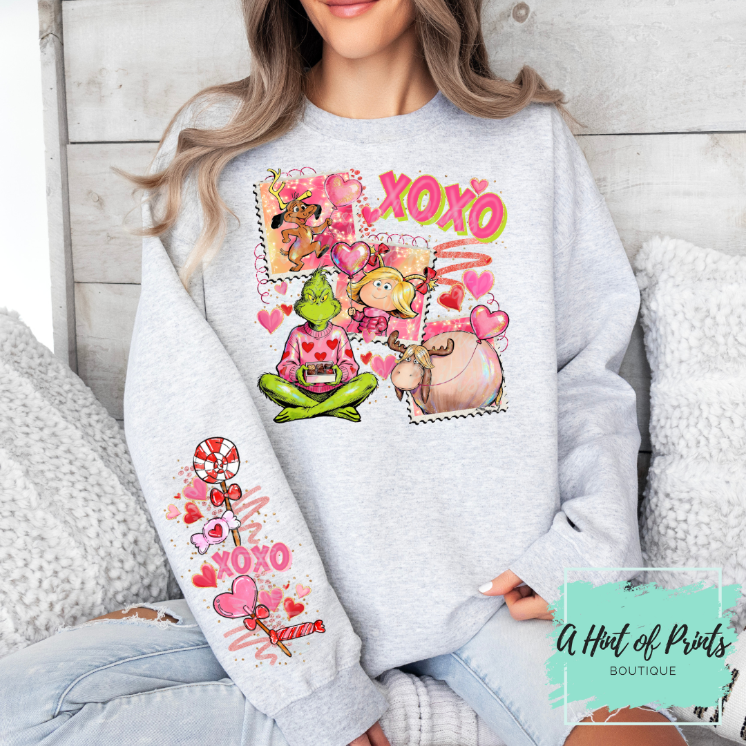 Mean Green Holiday Mood Shirt | Funny Christmas Cartoon-Inspired Tee, Crewneck or Hoodie