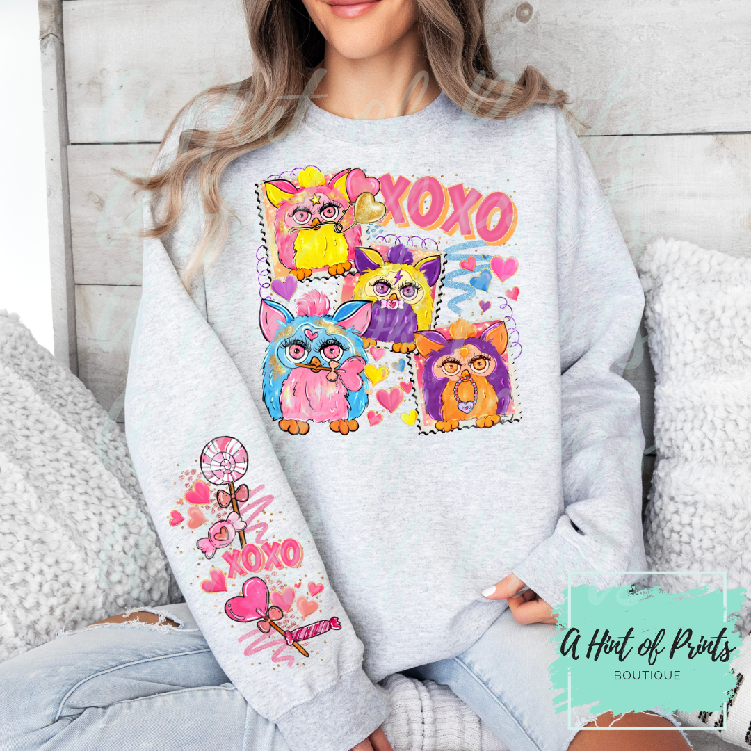Chatty Fuzzy Friend Shirt | Y2K Nostalgic Cartoon-Inspired Tee, Crewneck or Hoodie
