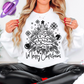 MERRY XMAS TREE SWEATSHIRT W/ SLEEVE PRINT