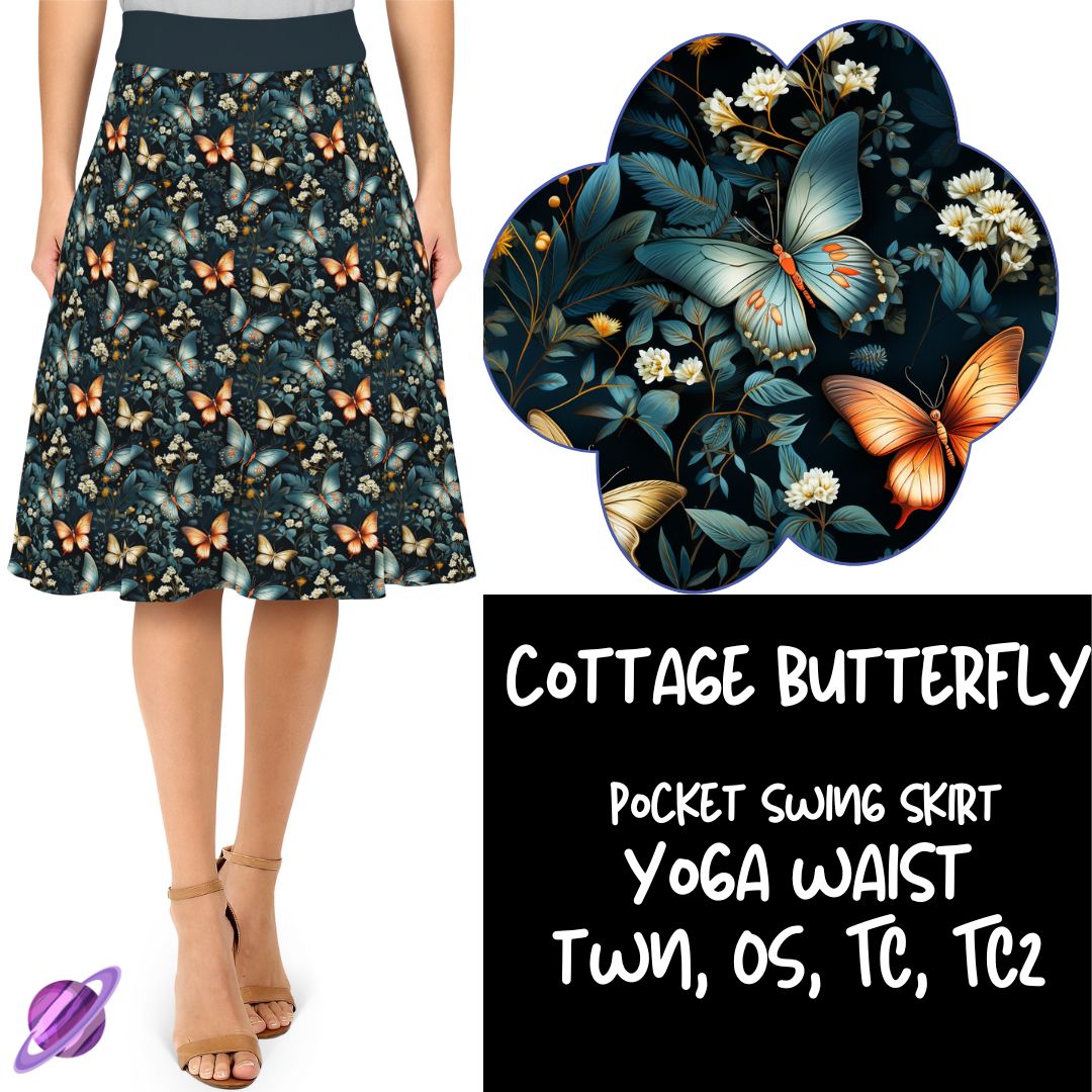 Cottage Butterfly Swing Skirt