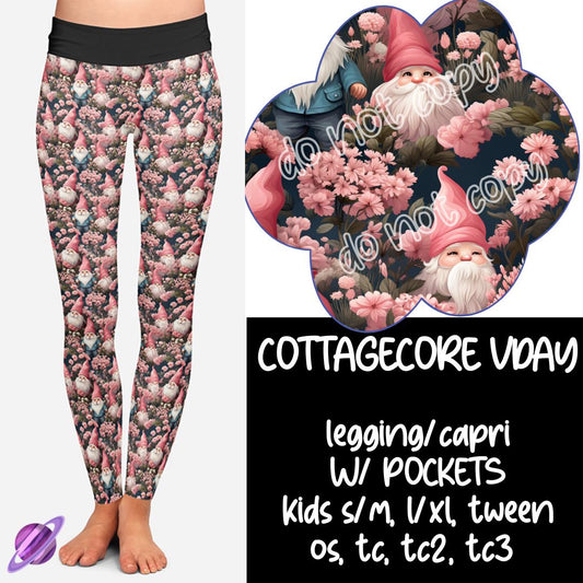 Cottagecore vday Pocket Leggings