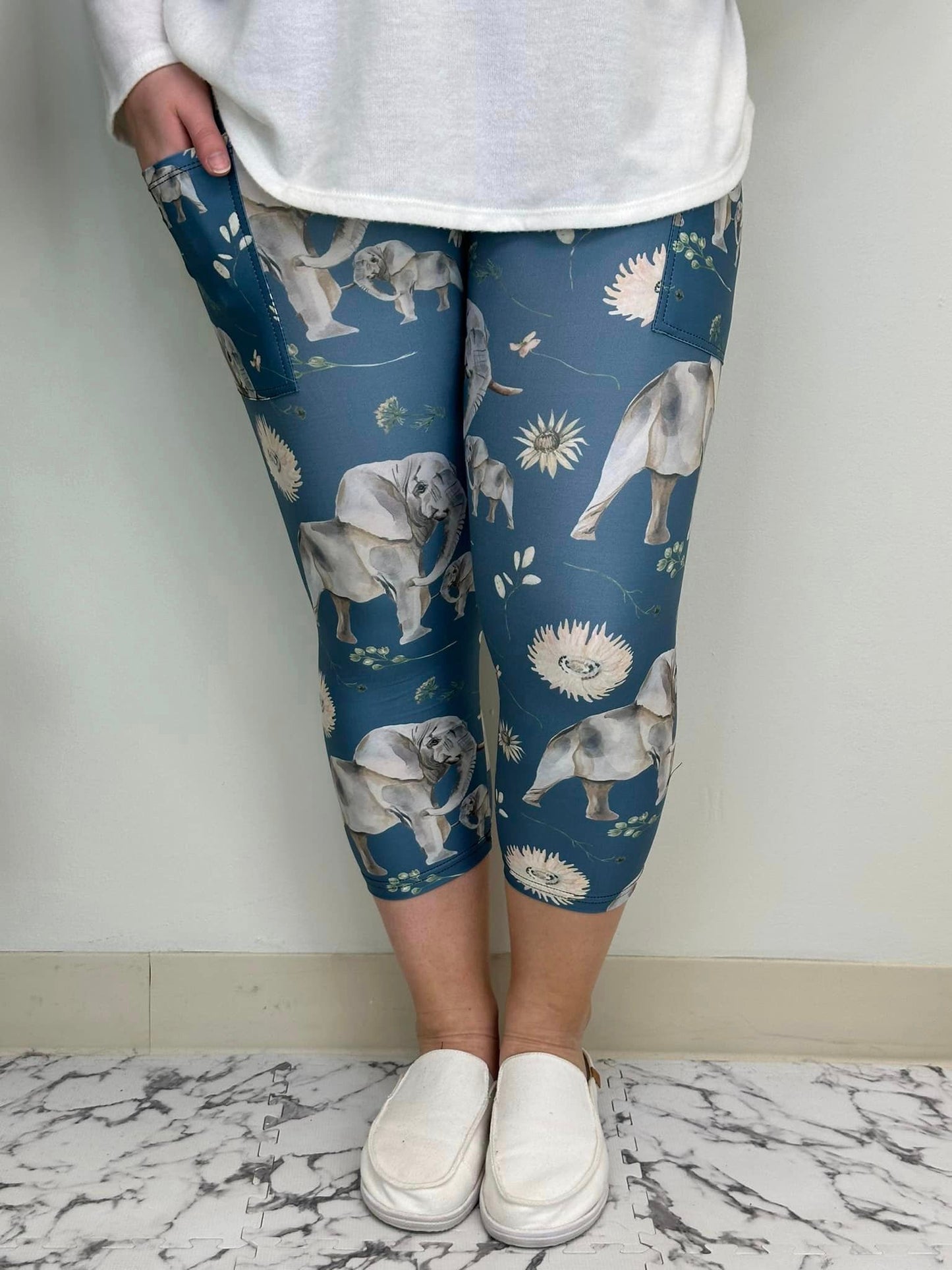 Elephant Capri w/ Pockets