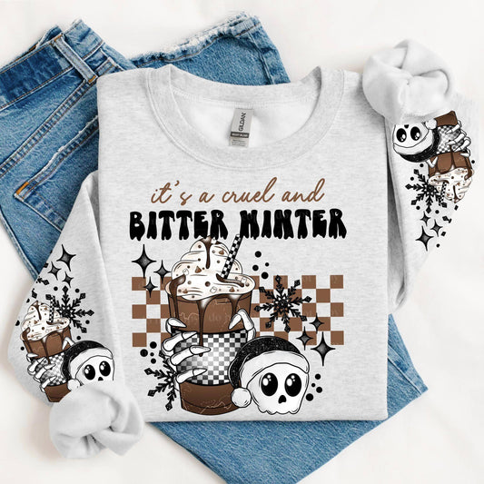 BITTER WINTER SWEATSHIRT W/ SLEEVE PRINT