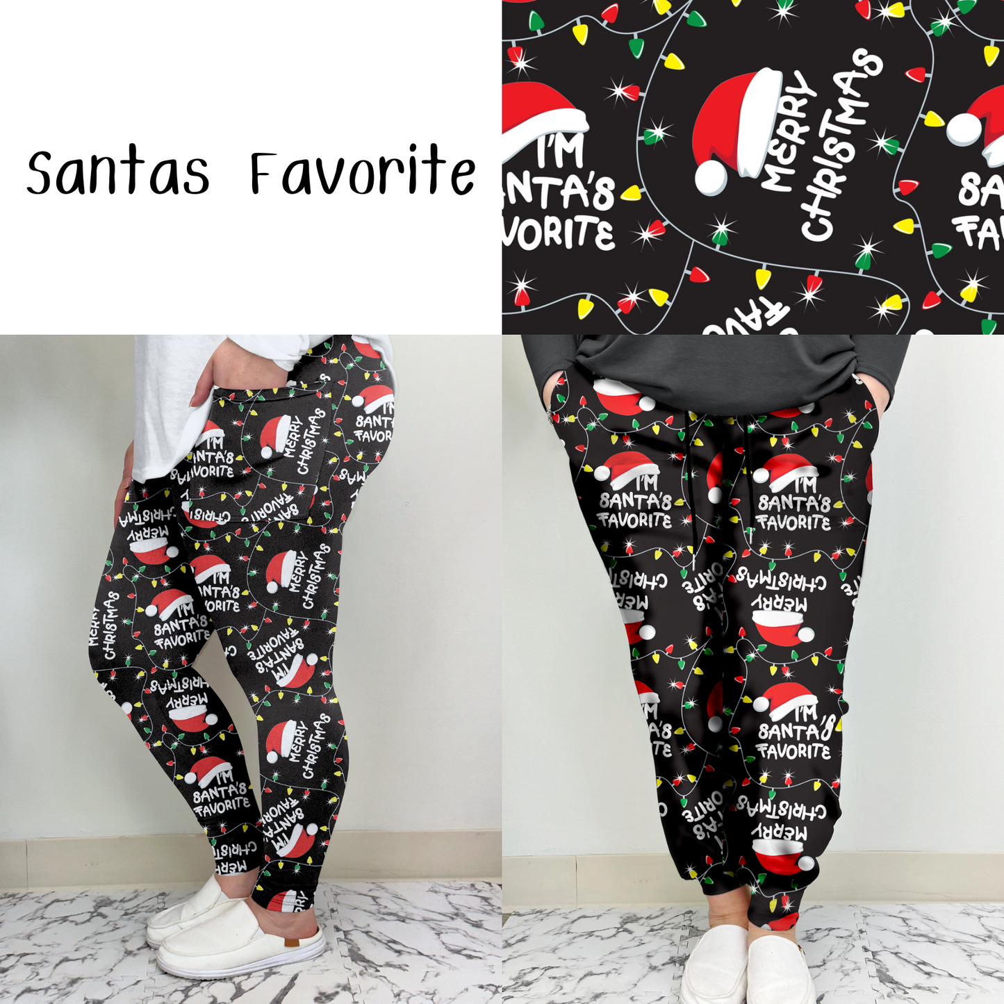 Santa's Favorite Leggings w/ Pockets | ETA 12/5