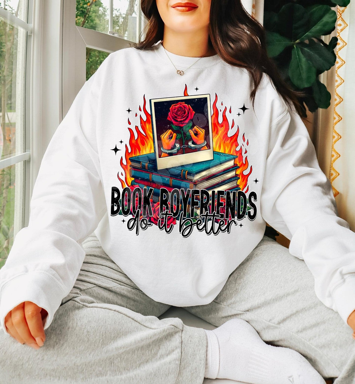 BOOK BOYFRIENDS SWEATSHIRT