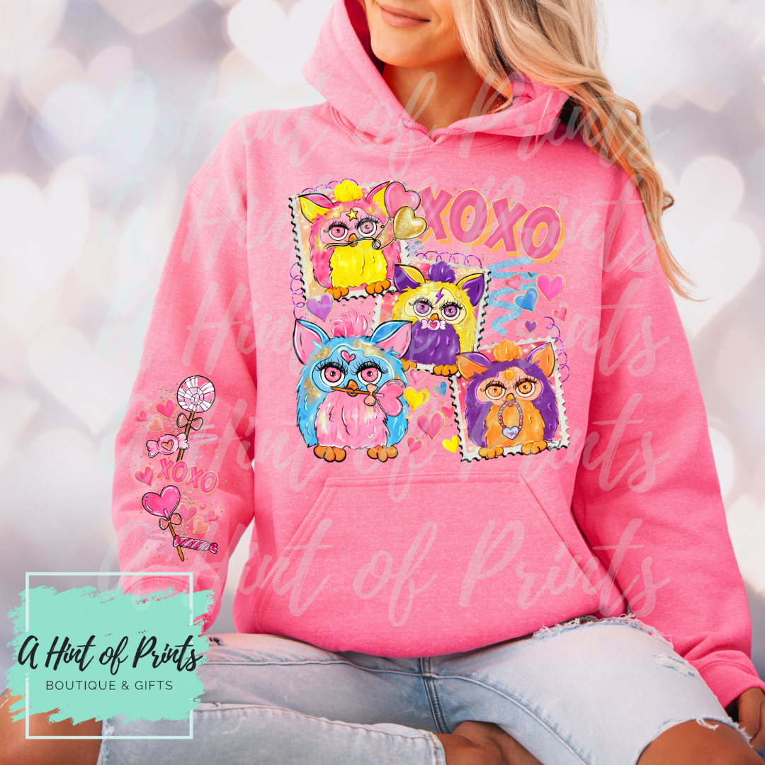 Chatty Fuzzy Friend Shirt | Y2K Nostalgic Cartoon-Inspired Tee, Crewneck or Hoodie