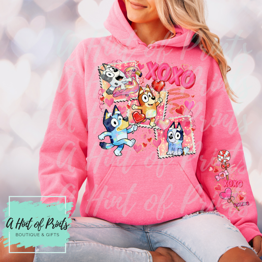 Blue Pup Playtime Shirt | Nostalgic Family Cartoon-Inspired Tee, Crewneck or Hoodie