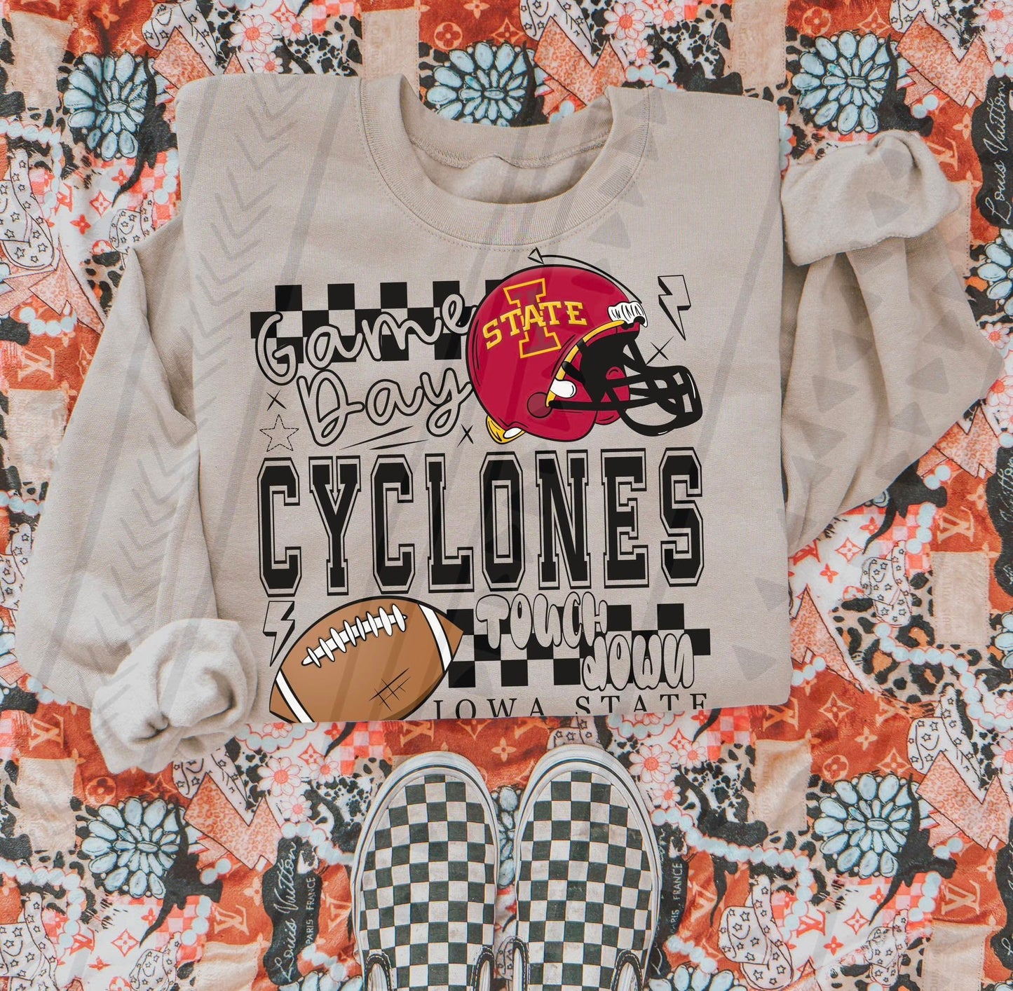 GAME DAY COLLEGE COLLECTION-CREWNECK SWEATSHIRT