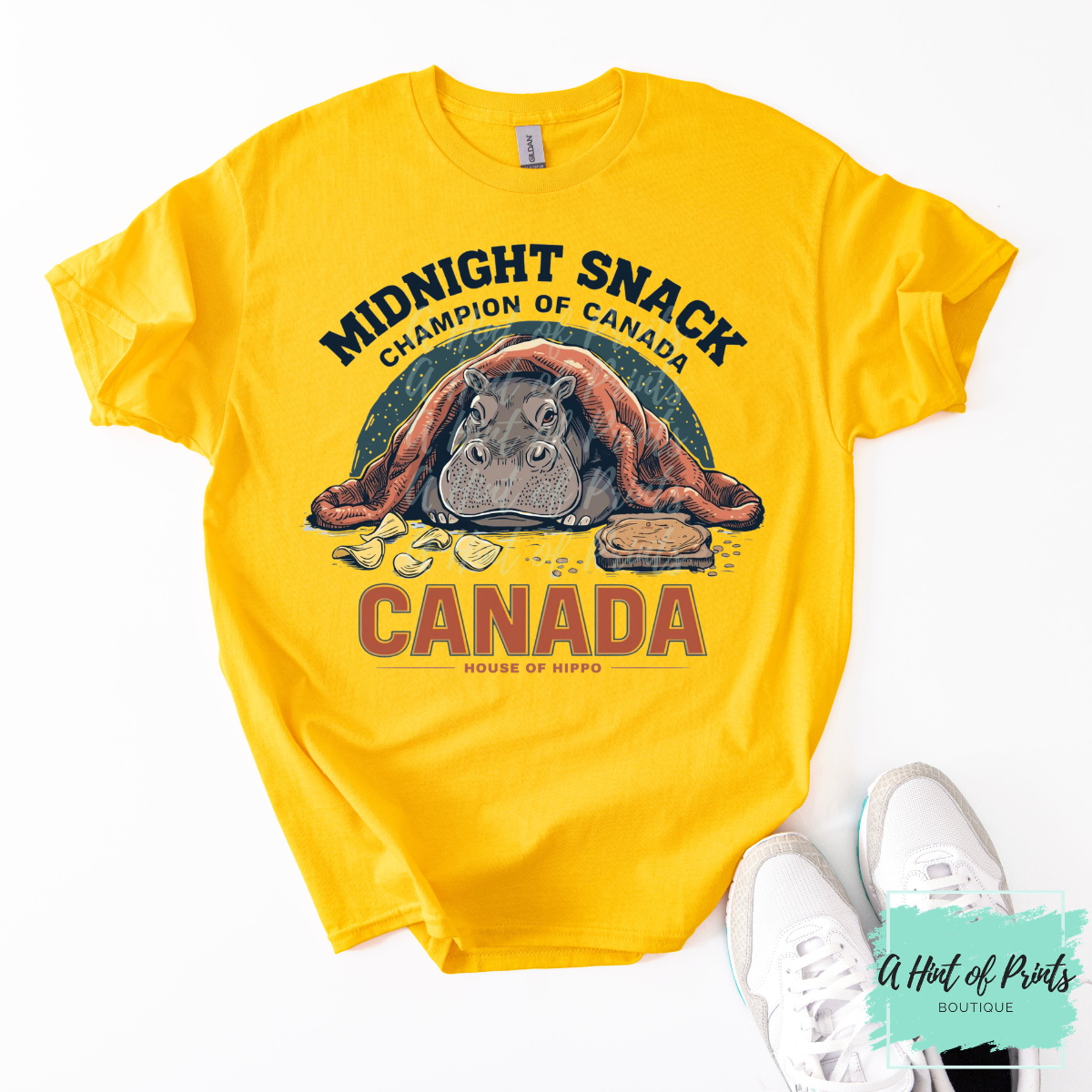 Midnight Snack Champion of Canada – House Hippo Shirt, Crewneck & Hoodie