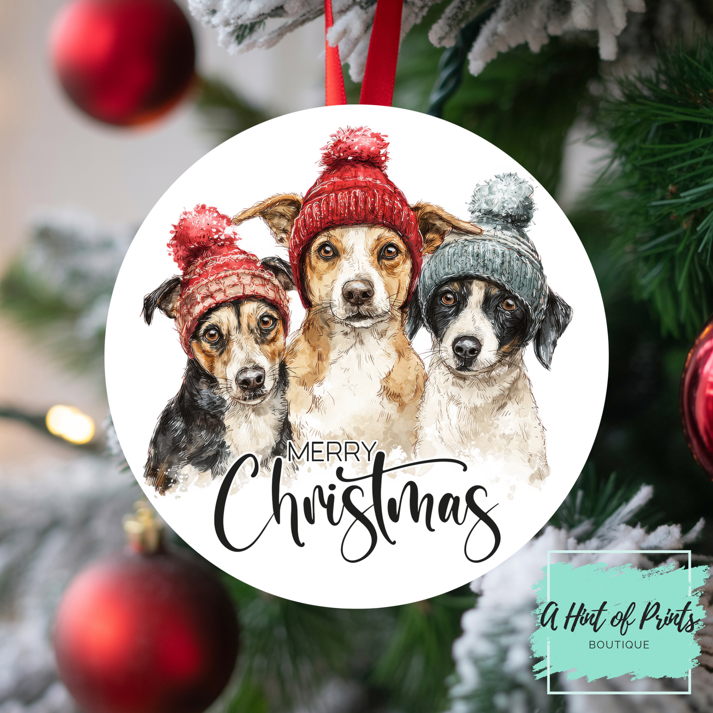 Farm Animal Christmas Ornaments | Farmhouse Holiday Decor