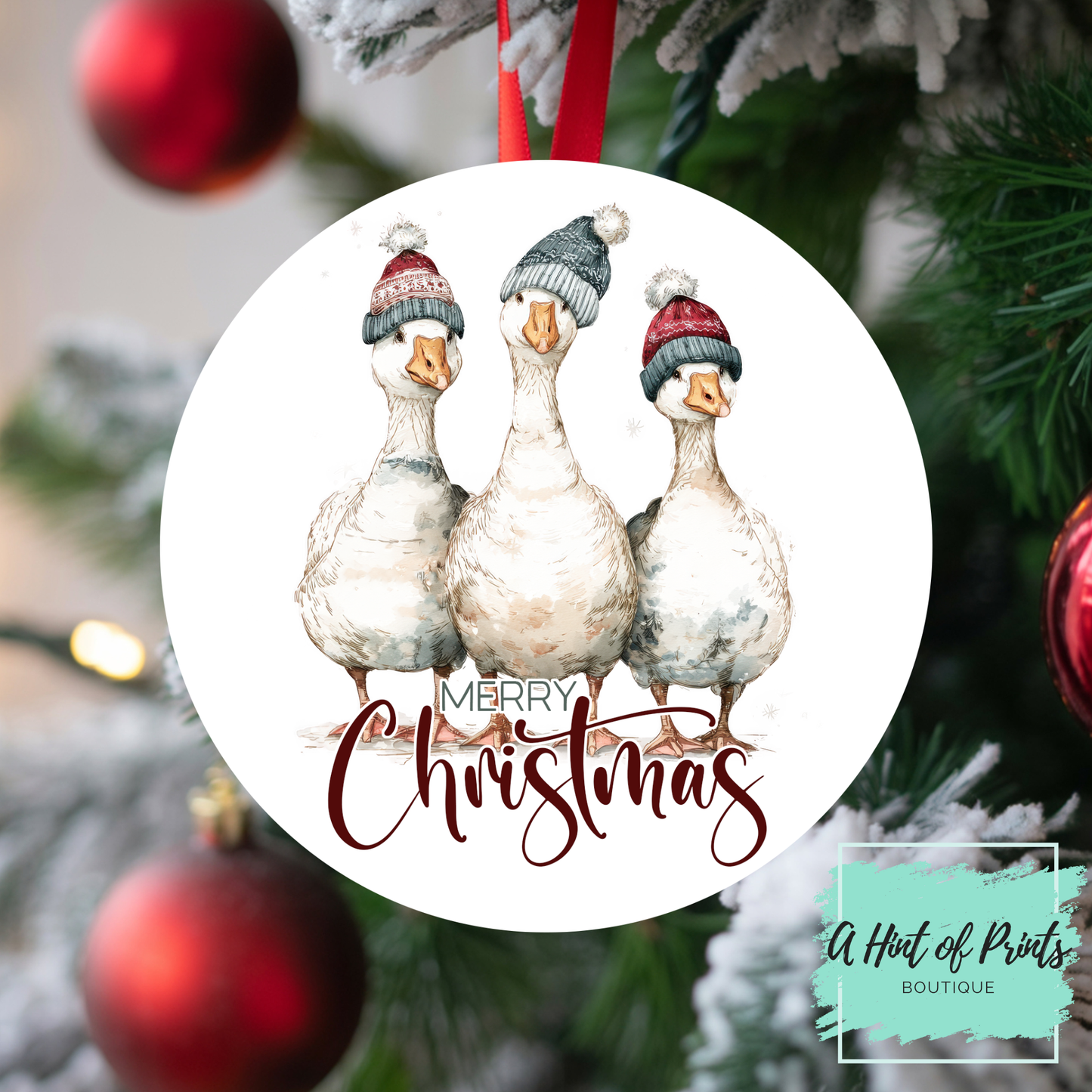 Farm Animal Christmas Ornaments | Farmhouse Holiday Decor