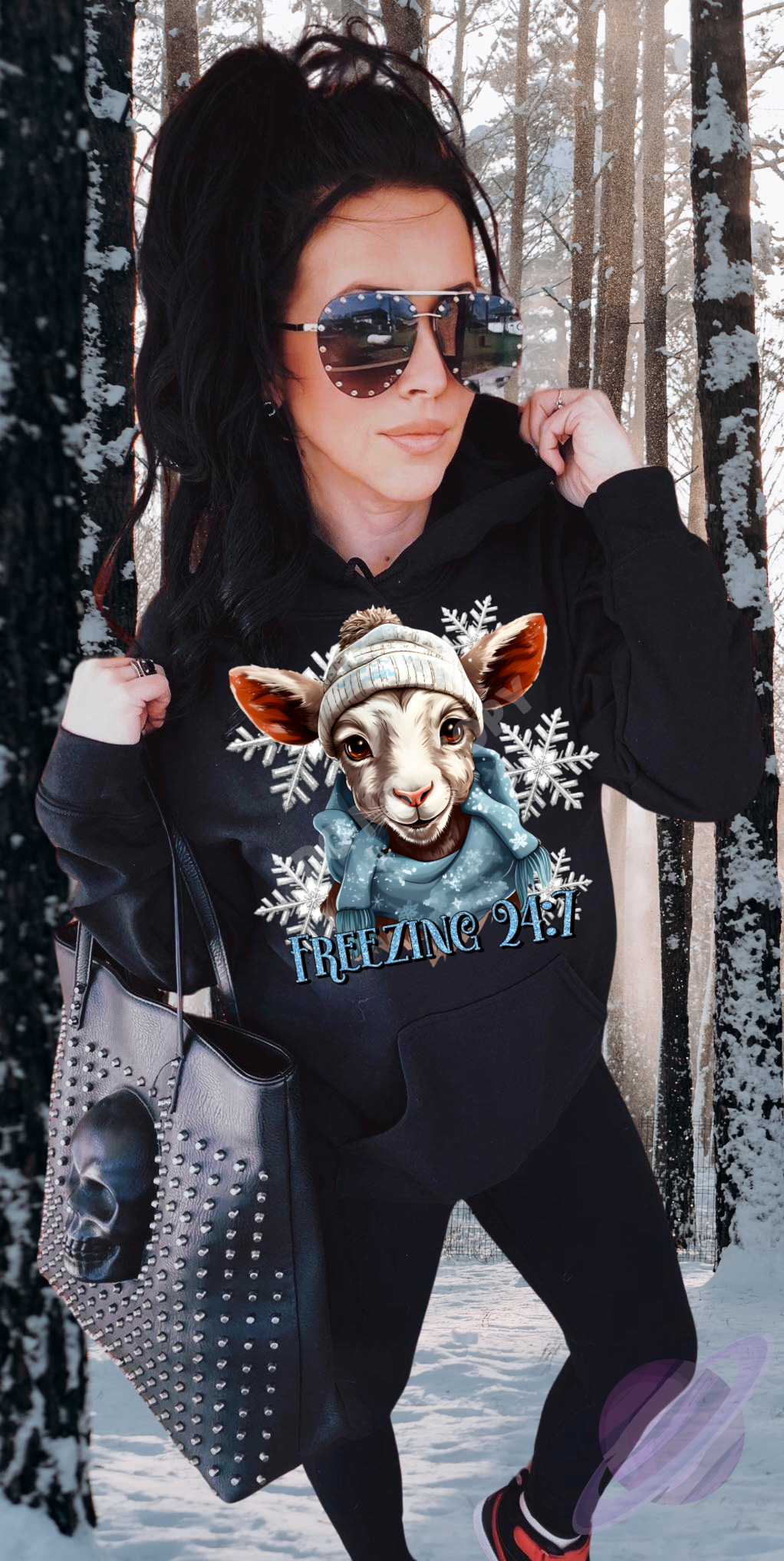 FREEZING 24/7 GOAT HOODIE