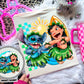 ALOHA BUDDIES DOUBLE SIDED TEE
