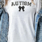 AUTISM BLACK BOW TEE