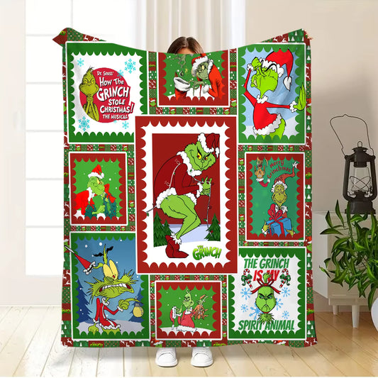 Magical Cartoon Christmas Throw Blankets | 50x60” Soft Fleece Holiday Throw