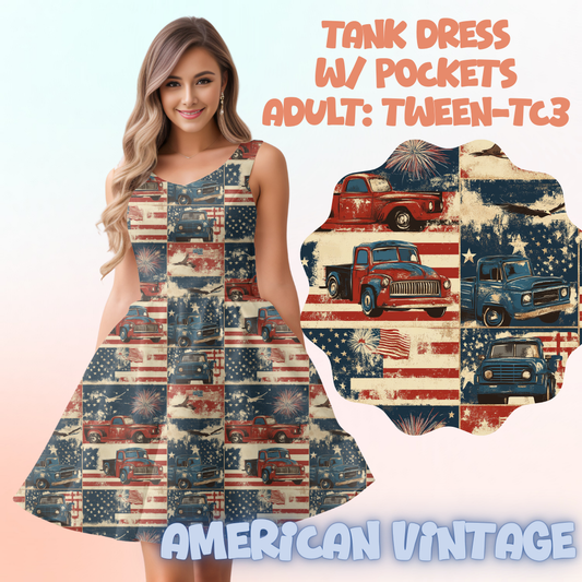 AMERICAN VINTAGE - ADULT TANK DRESS PREORDER CLOSES 5/15
