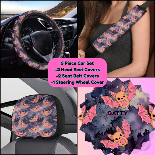 5 PIECE CAR SET-BATTY-PREORDER CLOSING 9/5