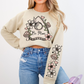 BE MINE SWEATSHIRT W/ SLEEVE PRINT