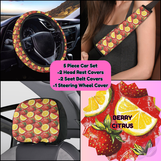 5 PIECE CAR SET-BERRY CITRUS-PREORDER CLOSING 9/5