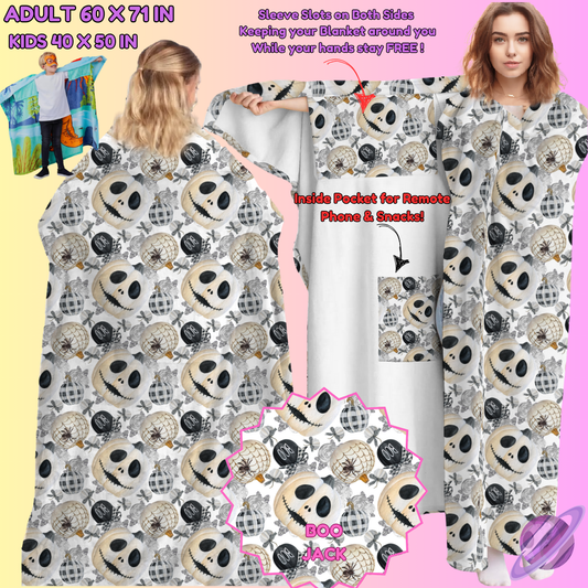 WEARABLE THROW RUN-BOO JACK-PREORDER CLOSING 8/31
