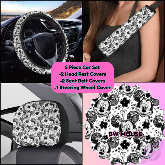 5 PIECE CAR SET-BW MOUSE-PREORDER CLOSING 9/5