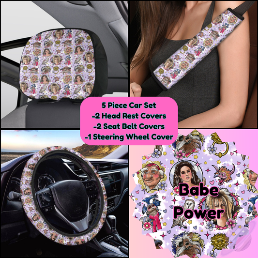 5 PIECE CAR SET-BABE POWER-PREORDER CLOSING 9/5