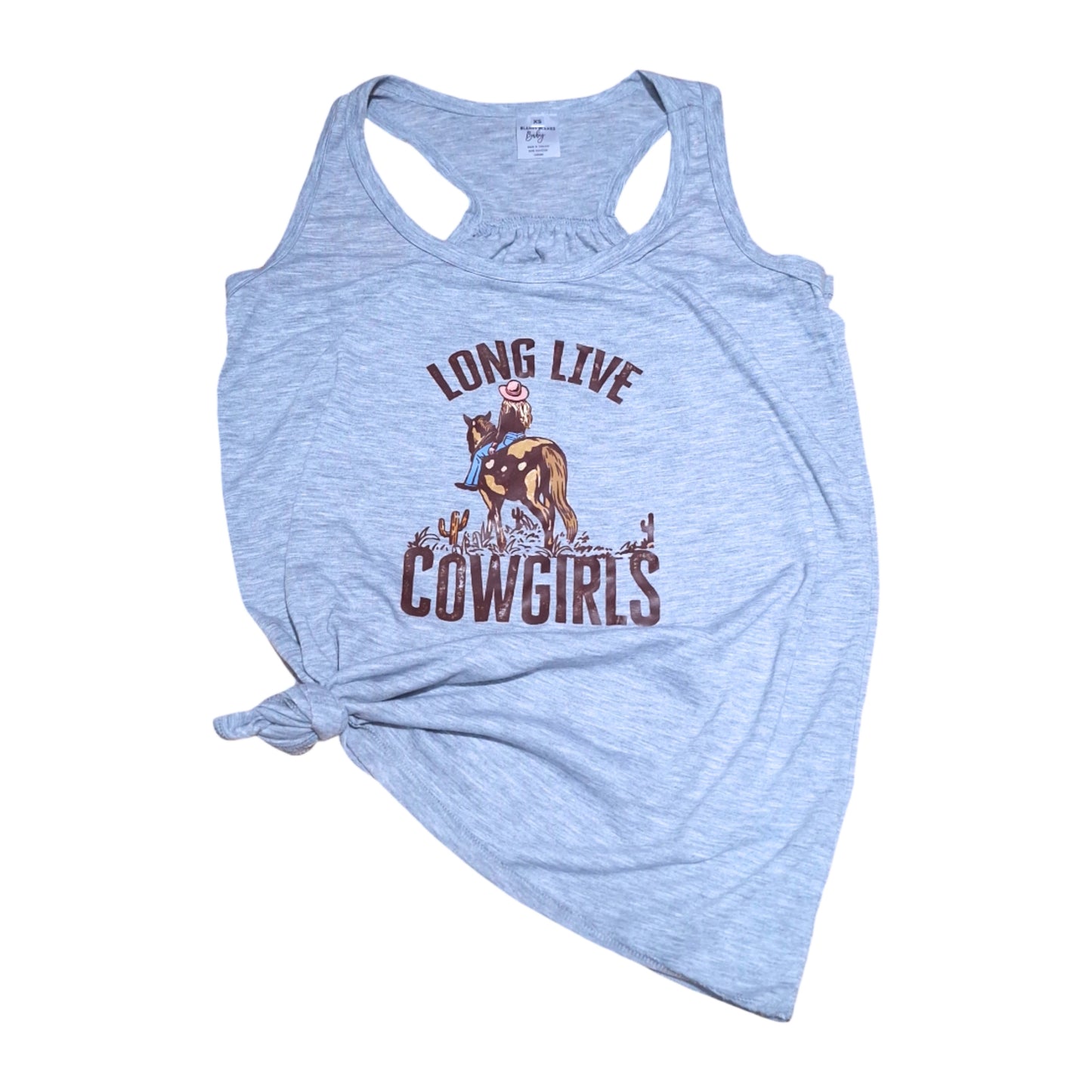 Long Live Cowgirls Scrunch back Tank Top