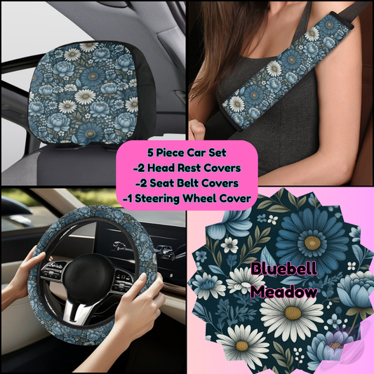 5 PIECE CAR SET-BLUEBELL MEADOW-PREORDER CLOSING 9/5
