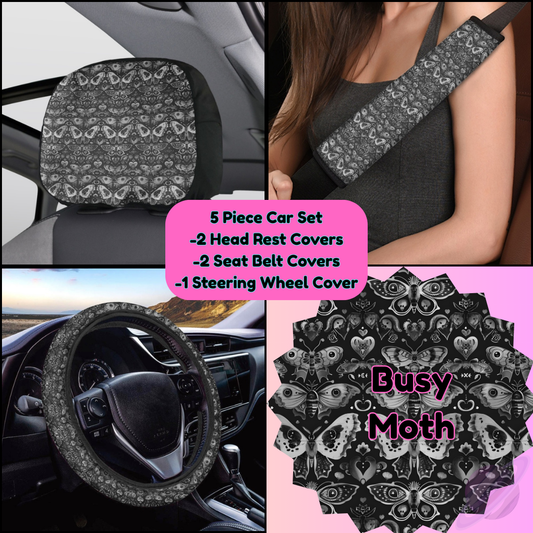 5 PIECE CAR SET-BUSY MOTH-PREORDER CLOSING 9/5