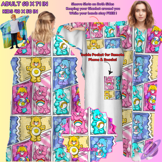 WEARABLE THROW RUN-CBEARS-PREORDER CLOSING 8/31