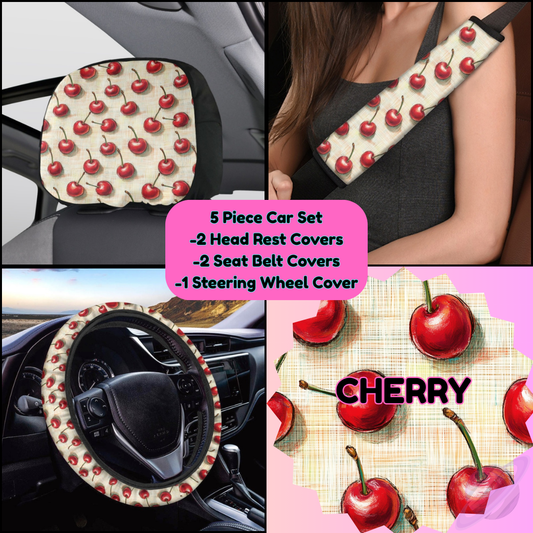 5 PIECE CAR SET-CHERRY-PREORDER CLOSING 9/5