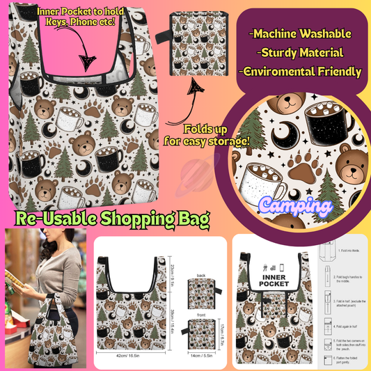 CAMPING-SHOPPING BAGS 2-PREORDER CLOSING 6/27