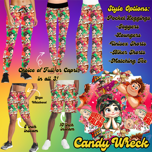 CANDY WRECK- LEGGING/JOGGER/LOUNGER/SHORTS - POLAROID PREORDER CLOSING 2/17