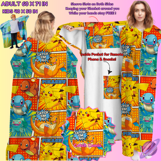 WEARABLE THROW RUN-CATCH COMIC-PREORDER CLOSING 8/31