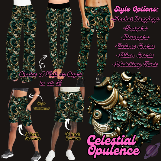 CELESTIAL OPULENCE - LEGGING/JOGGER/LOUNGER/SHORTS - PRETTY RUN PREORDER CLOSING 3/21